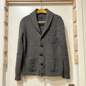 J Crew 100% Wool Cardigan Size L